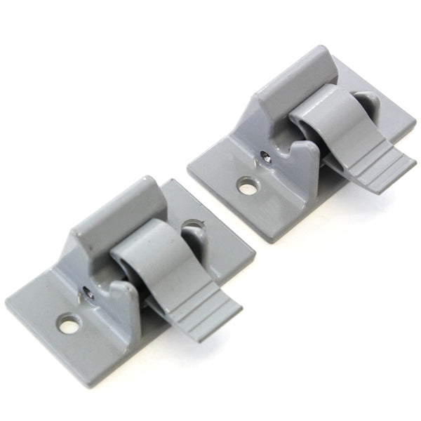 Red Hound Auto Mounting Brackets (2) Compatible with Dometic Sunchaser Lower Awning Arm Bottom Replacement Gray RV Camper Trailer