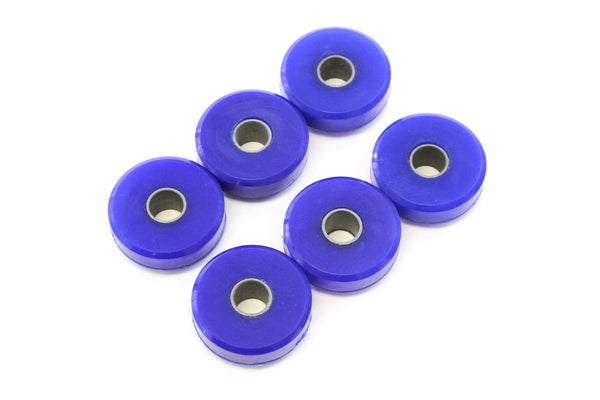 6 Hood Bushings Compatible with Peterbilt 379 Truck Poly Cab Mount Pivot Polyurethane Round