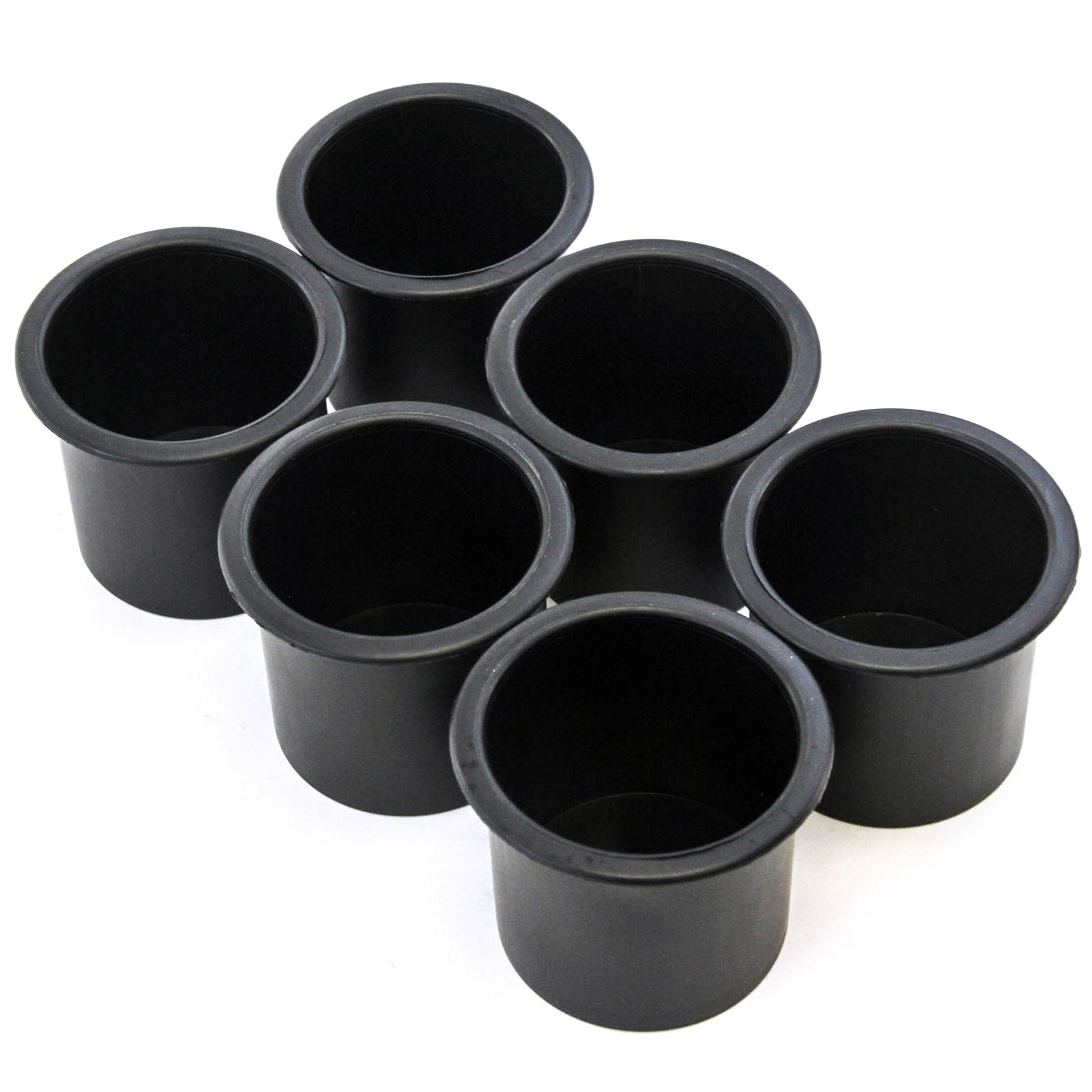 6 Cup Holders Plastic Boat RV Car Truck Insert Regular Truck Sofa Insert Large Game Table Pocket Recessed