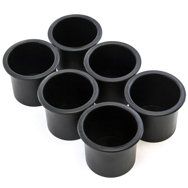 6 Cup Holders Plastic Boat RV Car Truck Insert Regular Truck Sofa Insert Large Game Table Pocket Recessed