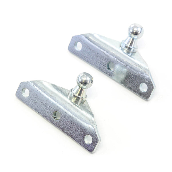 2 Ball Stud Brackets 10mm Compatible with Gas Prop Strut Spring Lift Coated Steel 10mm