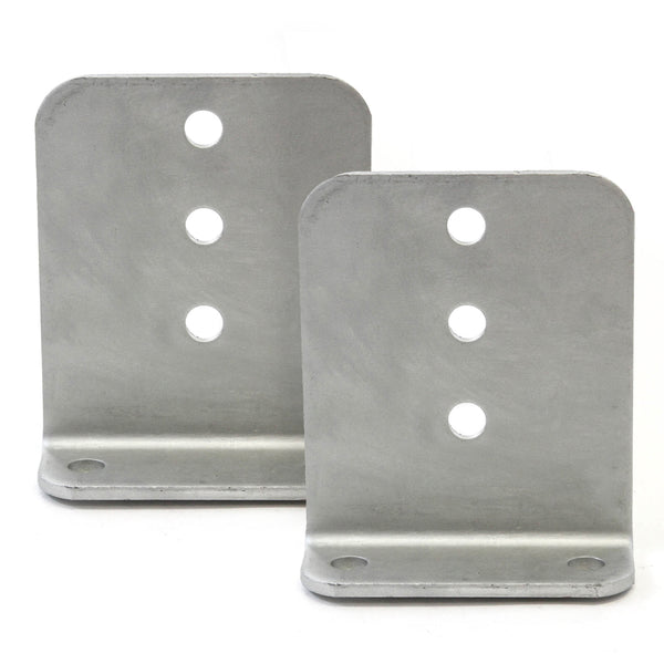 Red Hound Auto 2 L Type Bunk Bracket 6 Inches Tall Hot Dipped Galvanized Boat Trailer Brackets Set