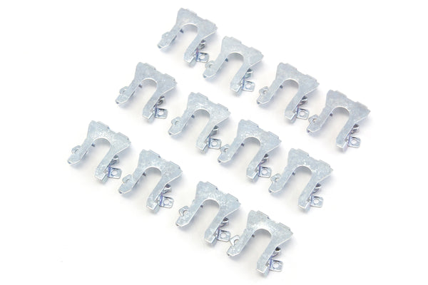 Red Hound Auto 12 Pivot Headlight Retaining Clips Compatible with Ford F-150 F-250 F-350 Bronco 1992-1996