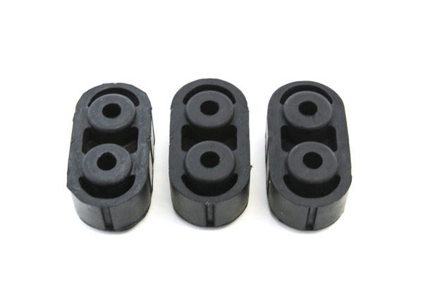 Red Hound Auto 3 pc Exhaust Insulators Reduce Vibration Compatible with GMC Jimmy Chevy Blazer & More - Hanger Check Listing for Full Application Details