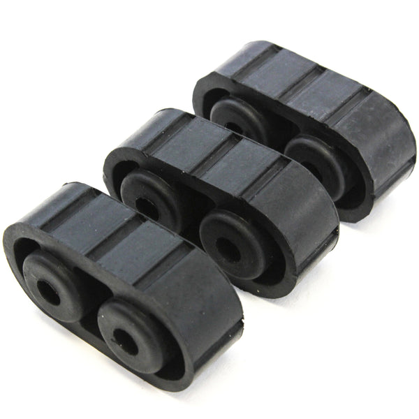 Red Hound Auto 3 pc Exhaust Insulators Reduce Vibration Compatible with GMC Jimmy Chevy Blazer & More - Hanger Check Listing for Full Application Details