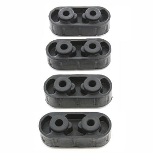 Red Hound Auto 4pc Exhaust Insulators Reduces Vibration Compatible with Chevy GMC (1999-2018 Silverado Sierra 1500, 2000-2018 Yukon Tahoe) Hanger Check Listing for Application Details