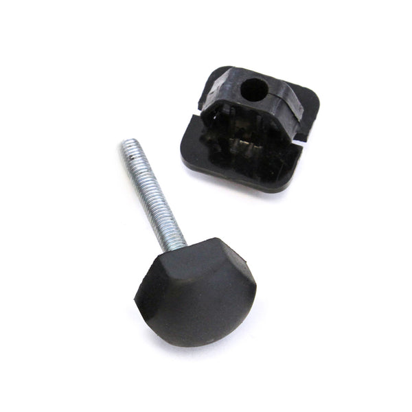 Red Hound Auto Hood 1 Bumper Stops Cushion Support Compatible with Ford Ranger 1998-2011 Radiator Black Rubber
