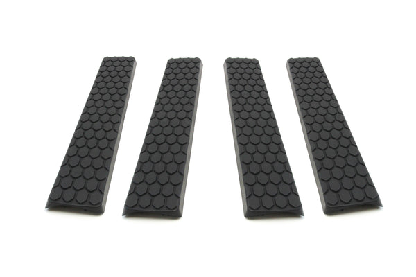 Red Hound Auto 4 Replacement Side Step Nerf Bar Pads for Factory Oval Bars Compatible with Dodge Ram 1500 2009-2019, 2500 (2009-2018) and More