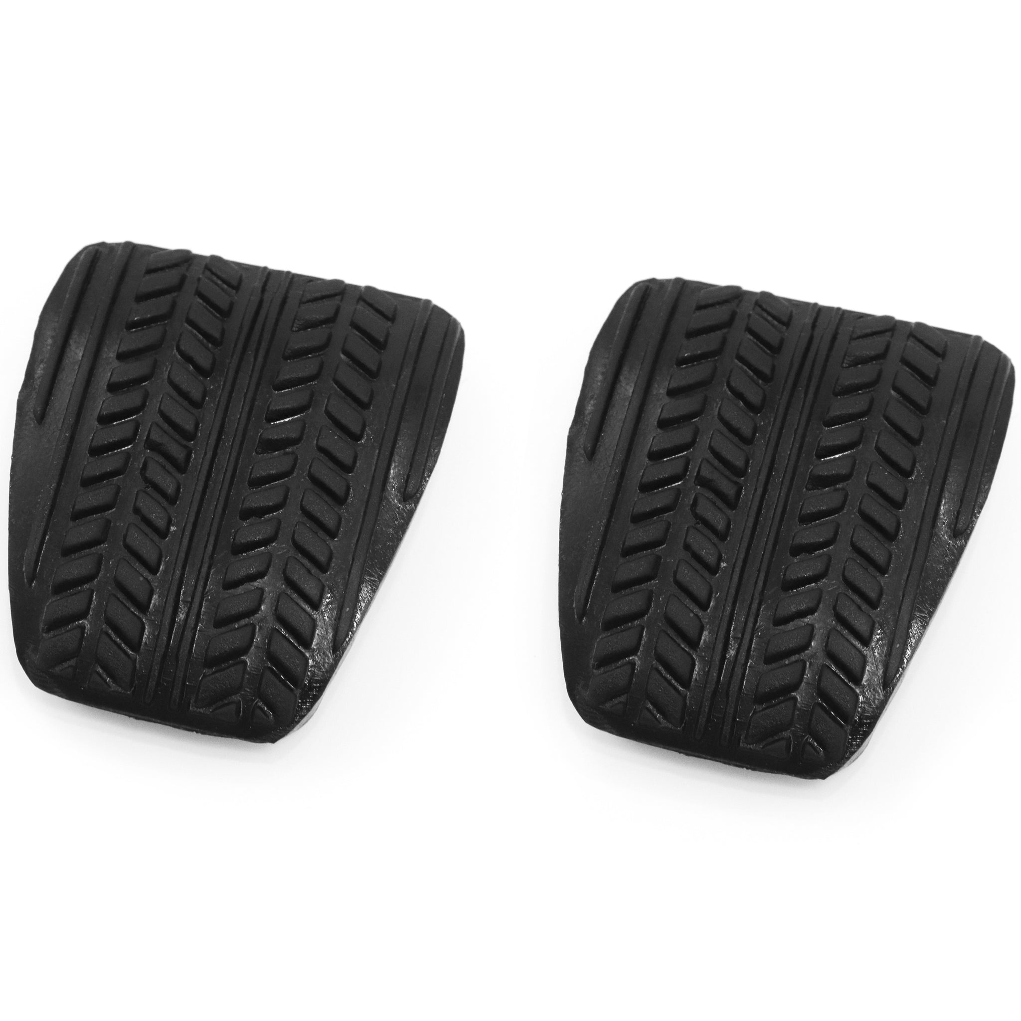 Red Hound Auto 2 Clutch or Brake Pedal Pads Cover Compatible with Ford Lincoln Mustang 1994-04, LS 2000-2002 Manual Transmission for Manual Transmission