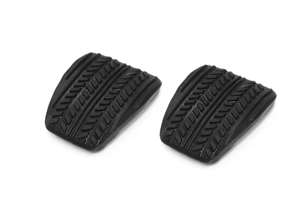 Red Hound Auto 2 Clutch or Brake Pedal Pads Cover Compatible with Ford Lincoln Mustang 1994-04, LS 2000-2002 Manual Transmission for Manual Transmission