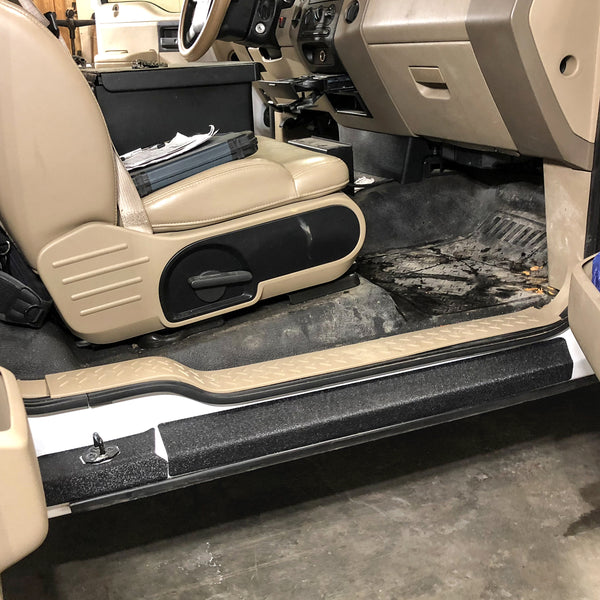Red Hound Auto Door Entry Guard Scratch Shield Compatible with F-150 2004-2008 Ford F150 Regular Cab 2 Door Custom Fit Door Sill Scuff Paint Protector