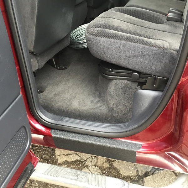Red Hound Auto Custom Fit Compatible with 2002-2008 Dodge Ram 1500 Quad Cab 03-09 2500 3500 4pc Door Entry Guards Scratch Shield Protector Sill Threshold Paint Protection