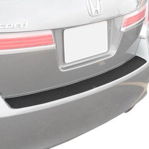 Custom Fit 2008-2012 Compatible with Honda Accord Sedan 4dr 1pc Rear Bumper Scuff Scratch Protector Protect Paint Protection Guard