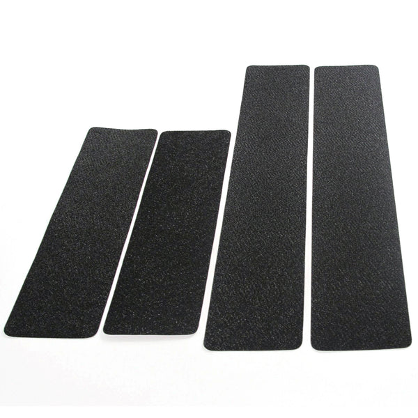 Red Hound Auto Custom Fit 1999-2016 Compatible with Ford Super Duty Crew Cab F-250 F-350 F-450 F-550 Door Sill Scuff Step Plate Scratch Protectors 4pc Kit Paint Protection