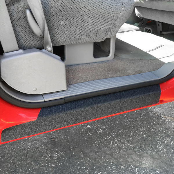 Red Hound Auto Custom Fit 1992-1998 Compatible with Chevy GMC C/K Crew Cab 4pc Kit Door Entry Guards Scratch Protection Paint Protector Sill Scuff Threshold Shield