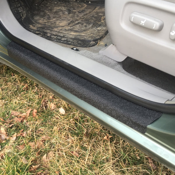 Red Hound Auto Custom Fit 2001-2007 Compatible with Toyota Highlander 6pc Kit Door Sill Entry Guards Scratch Cover Protector Paint Protection
