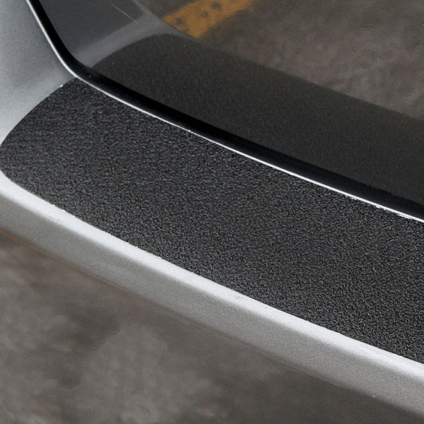 Custom Fit 2011-2014 Compatible with Ford Edge 1pc Rear Bumper Scuff Scratch Protector Protect Paint Protection Exact Fit No Cutting Required Black Cover Peel and Stick Install