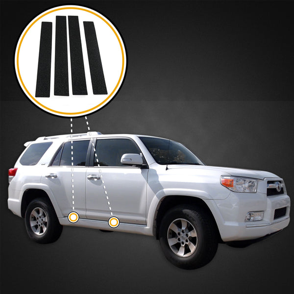 Red Hound Auto Custom Fit 2001-2007 Compatible with Toyota Sequoia 4pc Kit Door Entry Guards Scratch Protection Paint Protection Sill Scuff Threshold Shield