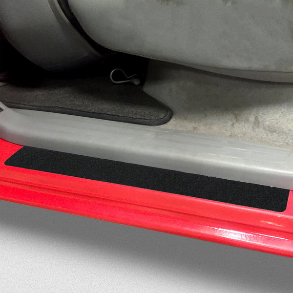 Red Hound Auto Custom Fit 2005-2015 Compatible with Toyota Tacoma Double Cab Door Sill Protectors Scuff Plate Scratch 4pc Applique Kit Paint Protection Shield Set