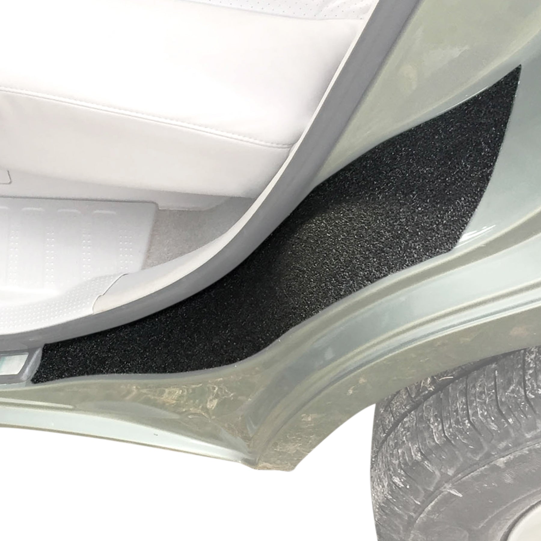 Red Hound Auto Custom Fit 2001-2007 Compatible with Toyota Highlander 2pc Kit Door Sill Entry Guards Scratch Cover Protector Paint Protection Guard