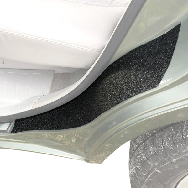 Red Hound Auto Custom Fit 2001-2007 Compatible with Toyota Highlander 2pc Kit Door Sill Entry Guards Scratch Cover Protector Paint Protection Guard