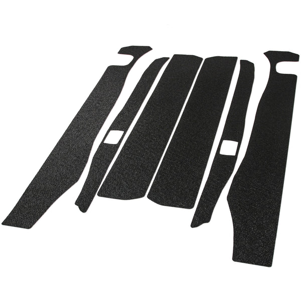 Red Hound Auto Custom Fit 2015-2020 Compatible with Ford F150 Super Cab 6pc Kit Door Sill Entry Guards Scratch Shield Protector Paint Protection Guard