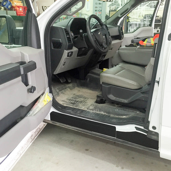 Red Hound Auto Custom Fit 2015-2020 Compatible with Ford F150 Super Cab 6pc Kit Door Sill Entry Guards Scratch Shield Protector Paint Protection Guard