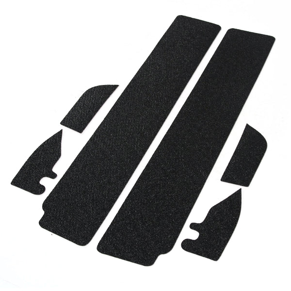 Red Hound Auto Custom Fit Door Sill Entry Guards Scratch Shield 2007-2018 Compatible with Jeep Wrangler JK (2-Door Sill) 6pc Kit Protectors Paint Protection