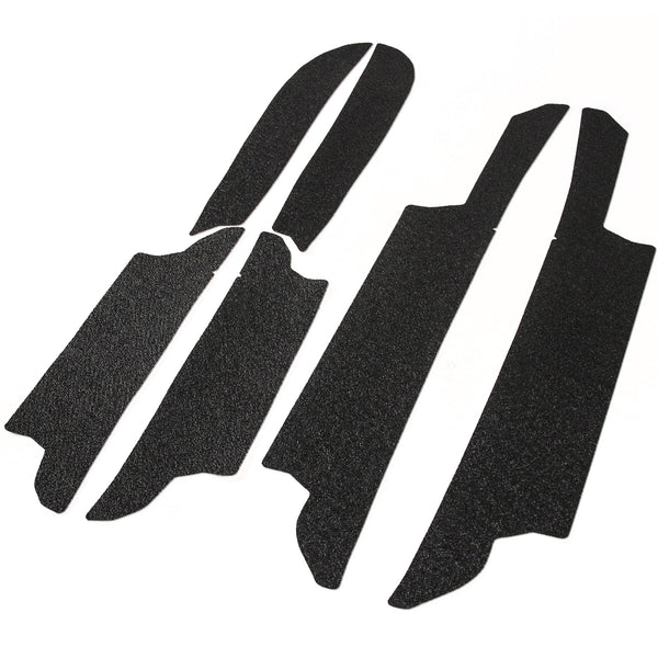 Red Hound Auto Custom Fit 2010-2017 Compatible with GMC Terrain Chevy Equinox 6pc Kit Door Sill Entry Guards Scratch Shield Paint Protection Scuff Guard Shield Cover