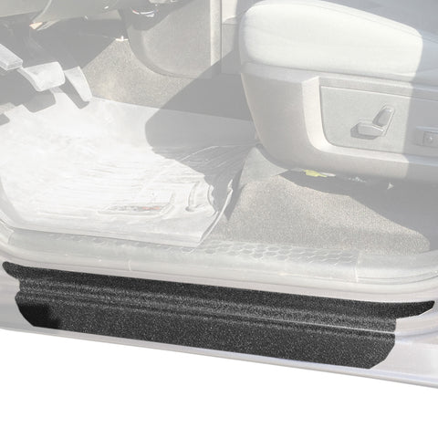 Red Hound Auto Custom Fit Door Sill Entry Guards Scratch Shield 2009-2018 Compatible with Dodge Ram 1500 Crew Cab & 10-19 2500 3500 8pc Kit Threshold Protector Paint Protection