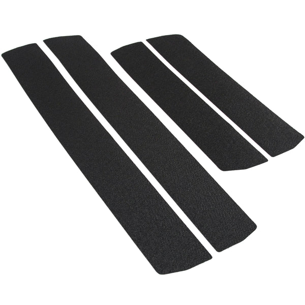 Red Hound Auto Door Sill Entry Guards Scratch Shield Compatible with 2007-2013 Chevy GMC Silverado Sierra 1500 Crew Cab & 08-14 2500 HD 3500 HD 4pc Protector Paint Protection Guard