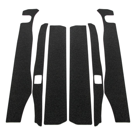 Red Hound Auto Door Entry Guards Scratch Shield 2017-2022 Compatible with Ford SuperDuty F250 Super Cab 6pc Paint Protector Sill Threshold Kit
