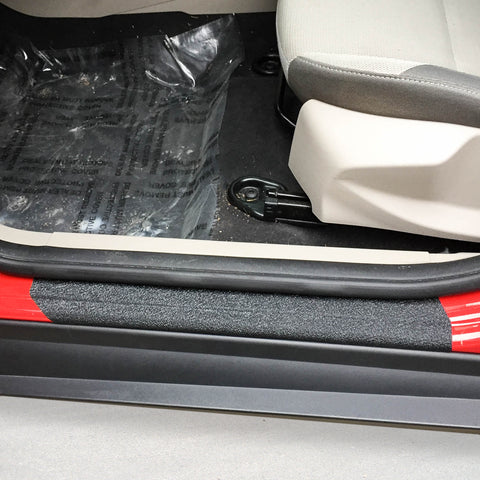 Red Hound Auto Door Entry Guards Scratch Shield 2012-2018 Compatible with Ford Focus 6pc Kit Cover Protector Paint Protection Threshold