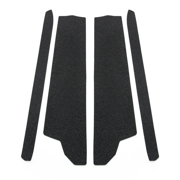 Red Hound Auto Door Entry Guards Scratch Shield 2015-2018 Compatible with Ford Mustang 4pc Kit Paint Protector Black Threshold Cover Peel and Stick Install