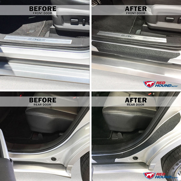 Red Hound Auto Door Entry Guards Scratch Shield 2007-2014 Compatible with Ford Edge 6pc Kit Protector Cover