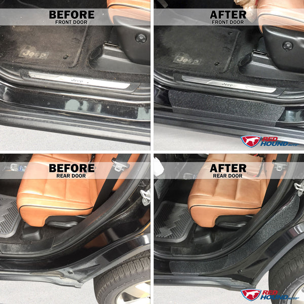 Red Hound Auto Door Entry Guards Scratch Shield 2011-2021 Compatible with Jeep Grand Cherokee 6pc Kit Paint Protector