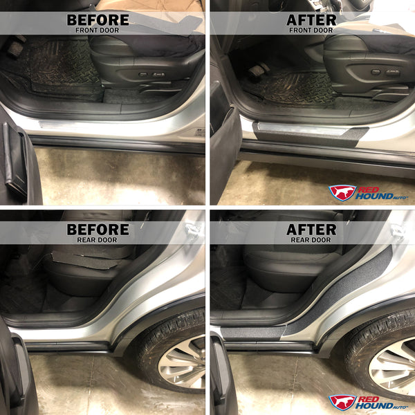 Red Hound Auto Door Entry Guard Scratch Shield Compatible with Buick/Chevrolet 2013-2019 Encore, 2015-2019 Trax 4 Door 6pc Custom Fit Door Sill Scuff Paint Protector