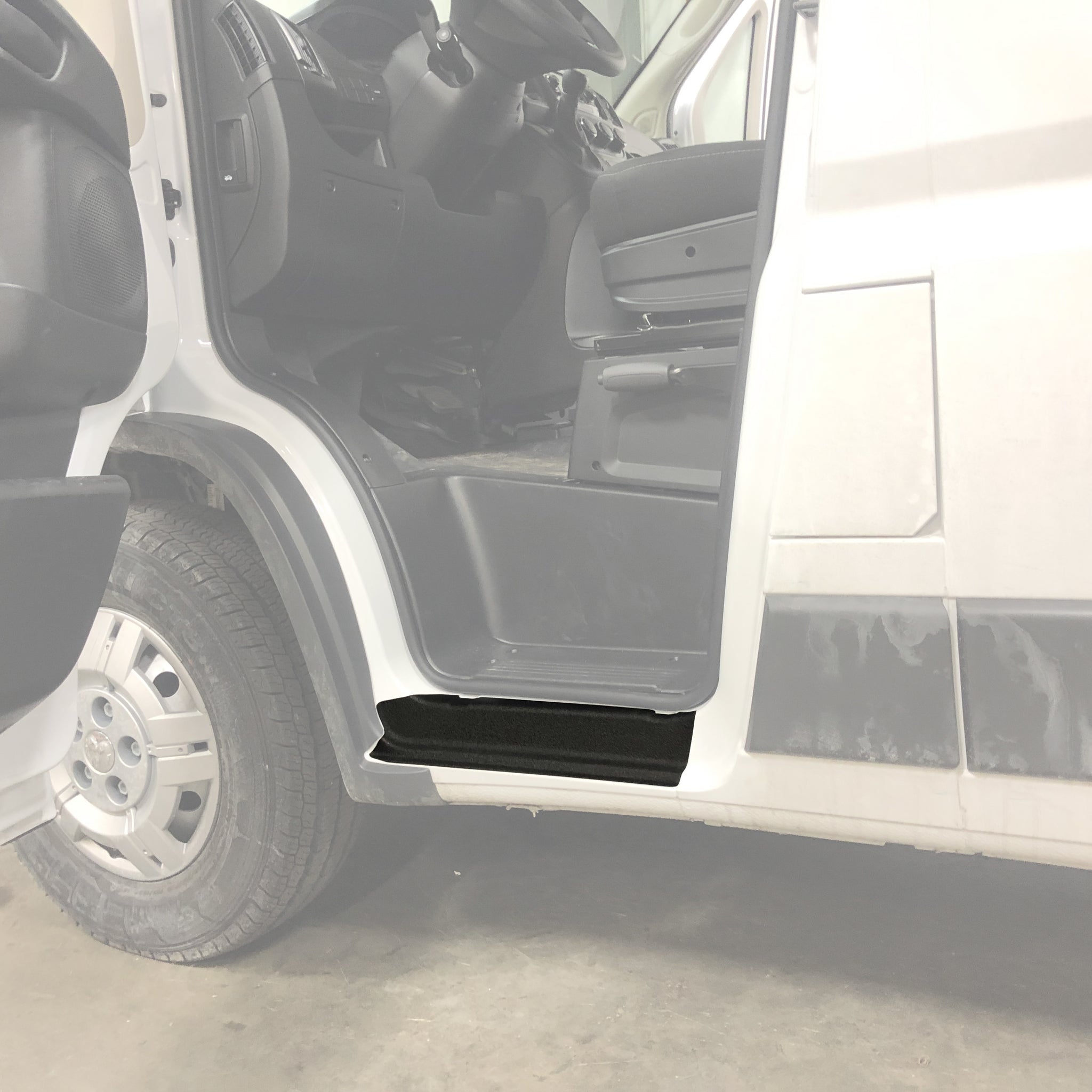 Red Hound Auto Door Entry Guard Scratch Shield Compatible with Dodge Ram Promaster 1500 2500 3500 2014-2023 2 Door 2pc Custom Fit Door Sill Scuff Paint Protector