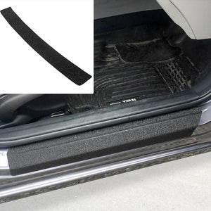 Red Hound Auto 2013-2015 Compatible with Honda Civic 7pc Door Sill Step Protector Bumper Threshold Shield Pads Paint Protection Guard
