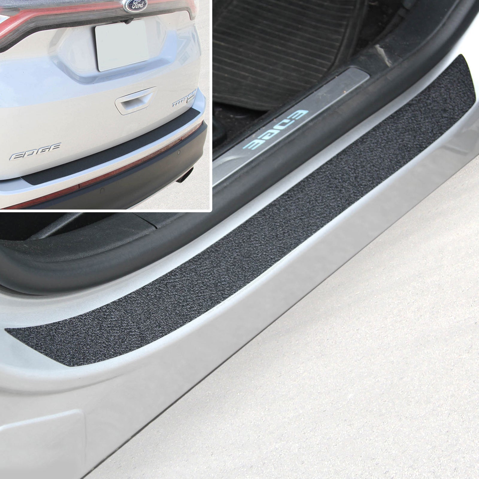 Red Hound Auto Door Entry Guards Bumper Scratch Shield 2015-2017 Compatible with Ford Edge 5pc Kit Bra Paint Protector