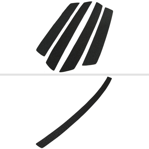 Red Hound Auto Door Entry Guards Bumper Scratch Shield 2015-2017 Compatible with Ford Edge 5pc Kit Bra Paint Protector