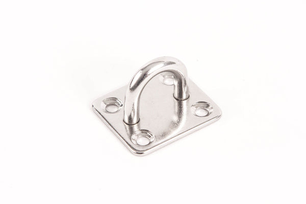 Red Hound Auto 100 Stainless Steel 316 6mm Square Eye Plates 1/4 Inches Marine SS Pad Boat Rigging