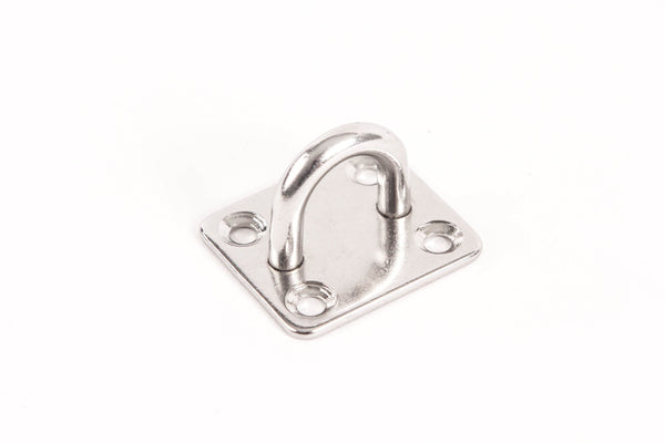 Red Hound Auto 50 Stainless Steel 316 6mm Square Eye Plates 1/4 Inches Marine SS Pad Boat Rigging