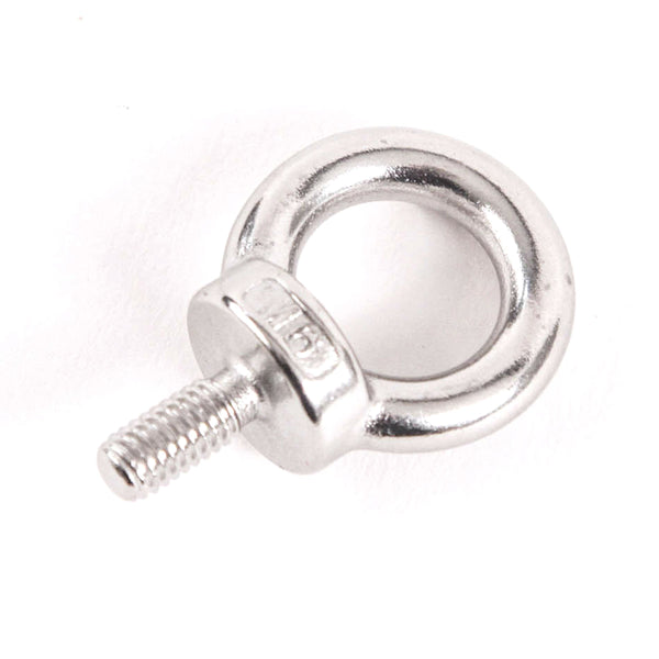 Red Hound Auto Stainless Steel DIN 580 Machinery Shoulder Lifting Eye Bolt M6 316SS Marine 6mm
