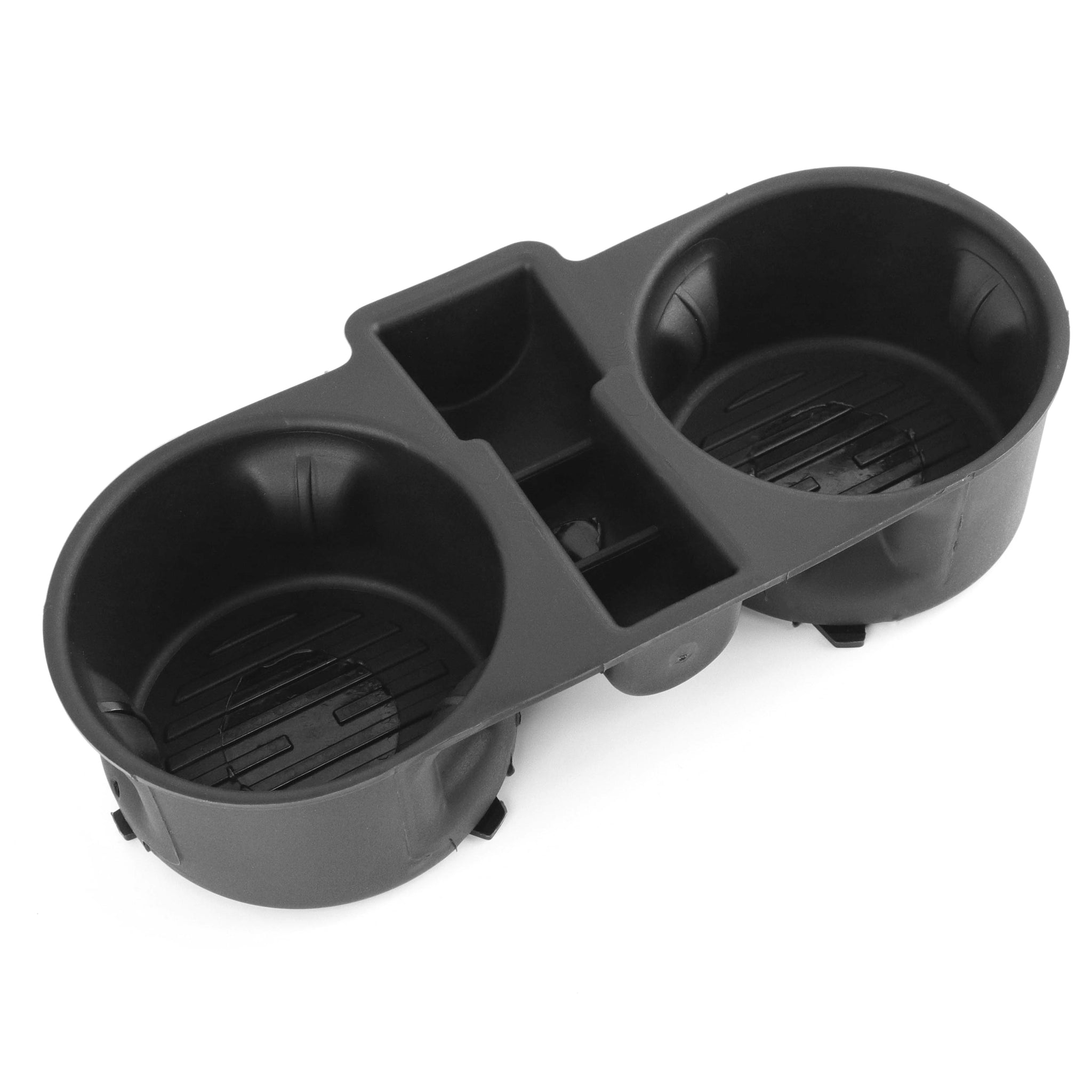 Replacement Cup Holder Insert Rubber Liner Holds 2 Cups Compatible with Ford F-150 2015-2020 with Split Bench Fold Down Console
