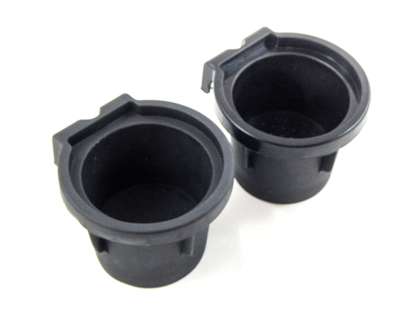 Red Hound Auto Cup Holder Inserts 2 Piece Compatible with Nissan Maxima 2015-2019 fits Front Center Console Rubber Black Liner Beverage Holder Pair Set