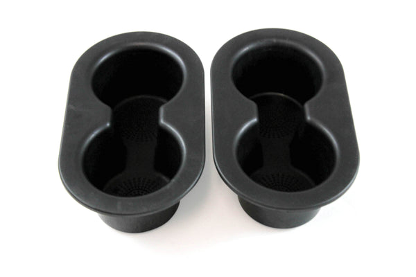 Red Hound Auto 2 Rear Seat Dual Cup Holder Replacements Compatible with Dodge Ram 1500 2500 3500