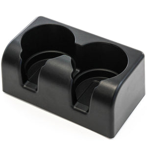 Red Hound Auto Compatible with Chevy GMC Colorado Canyon 2004-2012 Bench Seat Black Cup Drink Holder Drink Beverage Replaces