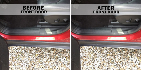 Red Hound Auto Door Sill Paint Protection Film Compatible with Jeep Cherokee 2014 2015 2016 2017 2018 2019 6pc PPF Custom Clear Protector Invisible Cover