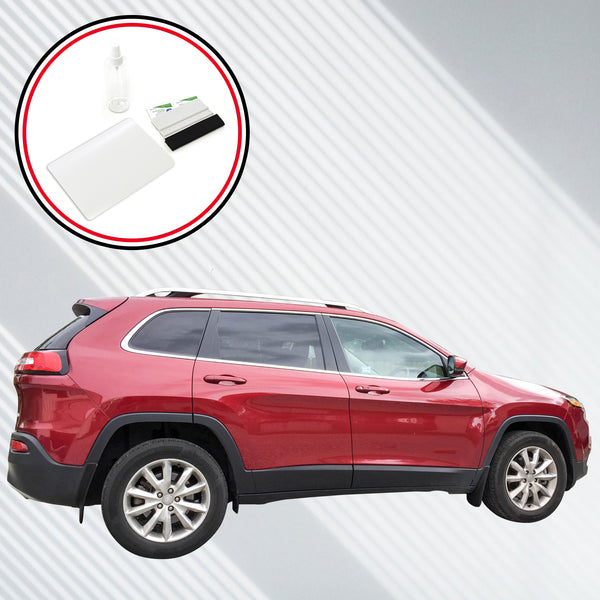 Red Hound Auto 2014-2019 Compatible with Jeep Cherokee U Connect Screen Saver 1pc Custom Fit Invisible High Clarity Touch Display Protector Minimizes Fingerprinting 8.4 Inch